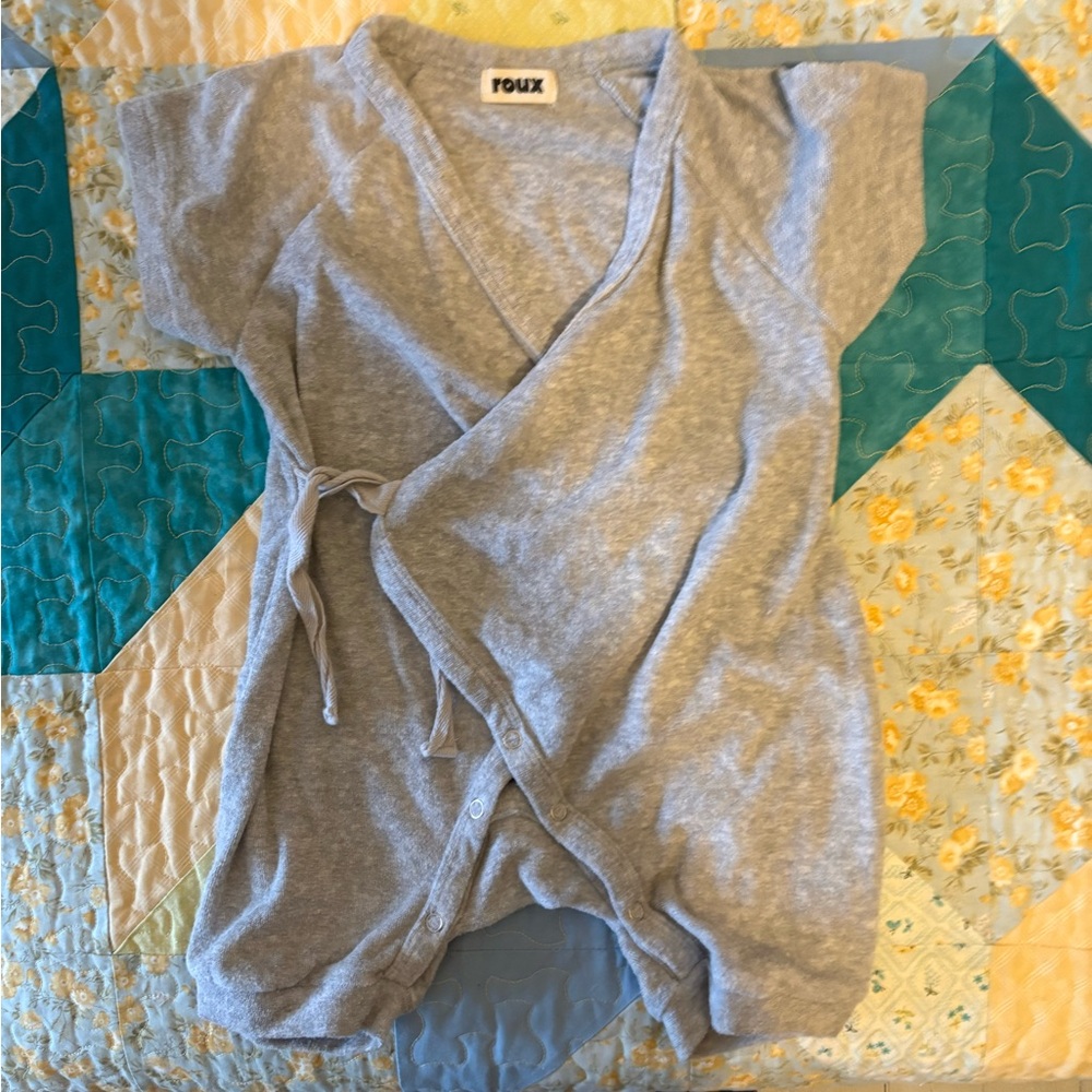 Roux Terrycloth Kimono Onesie